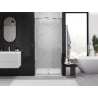 Mexen Exo Duschabtrennung, schwenkbar 125 cm, transparent, Chrom - 819-125-000-01-00