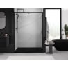 Mexen Exo Duschabtrennung schwenkbar 145 cm, transparent, schwarz - 819-145-000-70-00