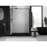 Mexen Exo Duschwandtür schwenkbar 140 cm, transparent, schwarz - 819-140-000-70-00