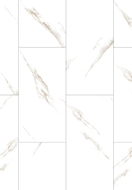 Mexen River White  Vinylplatten 610 x 305 mm LVT Dryback 2,5 mm, PVC-Unterlage, 4 V-Fuge, Jazz White - F1450-0610-305-255-4V1-01