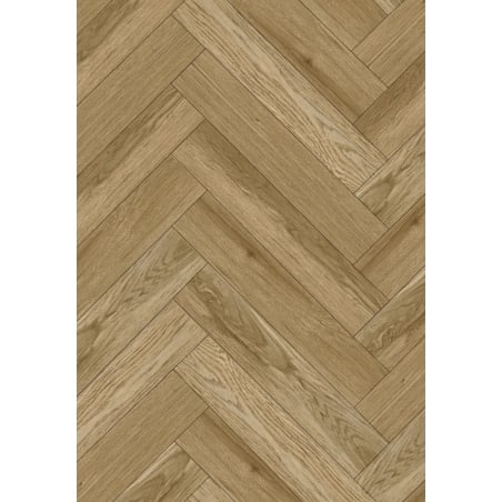 Mexen Manhattan Vinylplatten Fischgrätenmuster 570 x 95 mm LVT Dryback 2,5 mm, PVC-Unterlage, 4 V-Fuge, Eiche