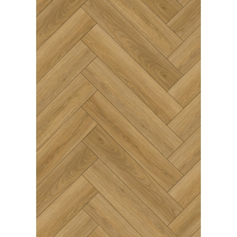 Mexen Chattanooga  Vinylplatten Fischgrät 570 x 95 mm LVT Dryback 2,5 mm, PVC-Unterlage, 4 V-Fuge, Eiche