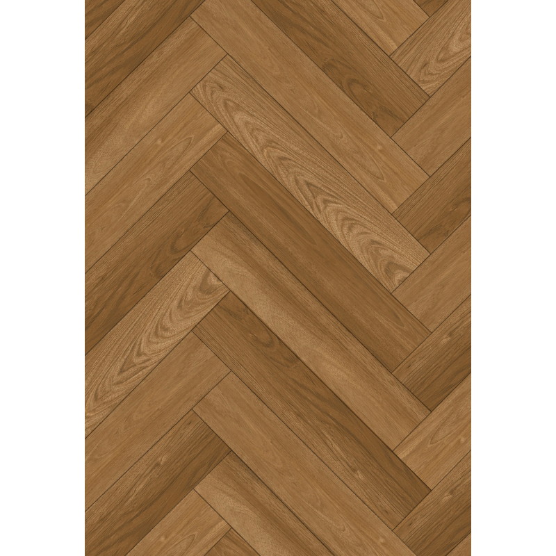 Mexen Overland Park Vinylplatten Fischgrätmuster 570 x 95 mm LVT Dryback 2,5 mm, Unterlage 4 V-Fuge, Jatoba