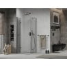 Mexen Lima faltbare Duschkabine 100 x 100 cm, transparent, schwarz - 856-100-100-70-00