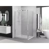 Mexen Exo Duschkabine schwenkbar 75 x 70 cm, transparent, Chrom - 817-075-070-01-00
