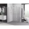 Mexen Exo Duschkabine schwenkbar 100 x 80 cm, transparent, Chrom - 817-100-080-01-00