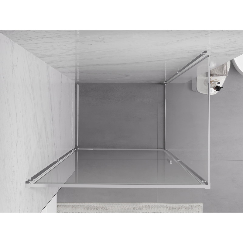 Mexen Exo Duschkabine schwenkbar 95 x 85 cm, transparent, chrom - 817-095-085-01-00