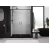 Mexen Exo doppelschiebetür für Dusche 140 cm, transparent, schwarz - 8152-140-000-70-00
