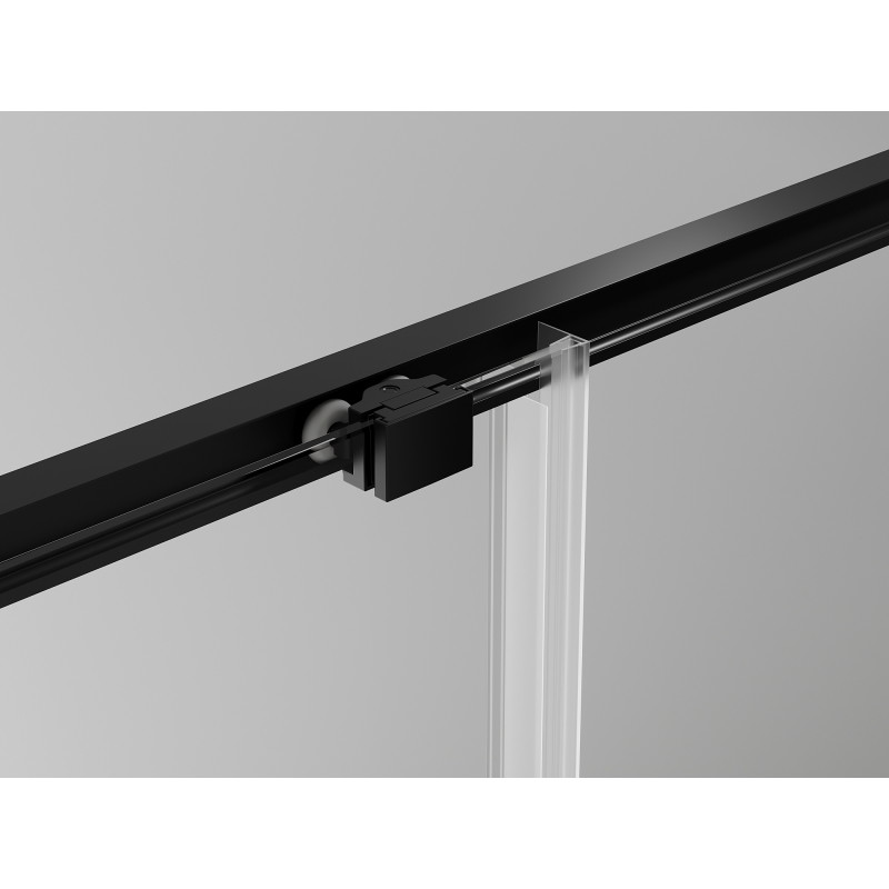 Mexen Exo Duschdoppeltüren 150 cm, transparent, schwarz - 8152-150-000-70-00