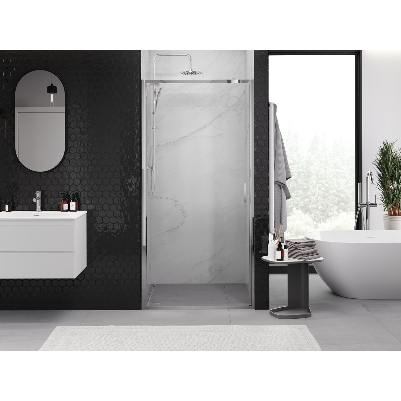Mexen Exo Duschschwingtür 60 cm, transparent, Chrom - 8181-060-000-01-00