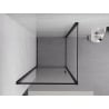 Mexen Exo Duschkabine zum Öffnen 90 x 90 cm, transparent, schwarz - 817-090-090-70-00
