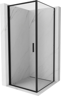 Mexen Exo Duschkabine schwenkbar 95 x 95 cm, transparent, schwarz - 817-095-095-70-00