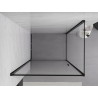Mexen Exo Duschkabine Schwenktür 75 x 70 cm, transparent, schwarz - 817-075-070-70-00