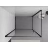 Mexen Exo Duschkabine Schwingtür 100 x 80 cm, transparent, schwarz - 817-100-080-70-00