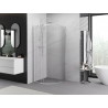 Mexen Exo-S Duo runde, verschiebbare Duschkabine 100 x 100 cm, transparent, Chrom - 8132-100-100-01-00