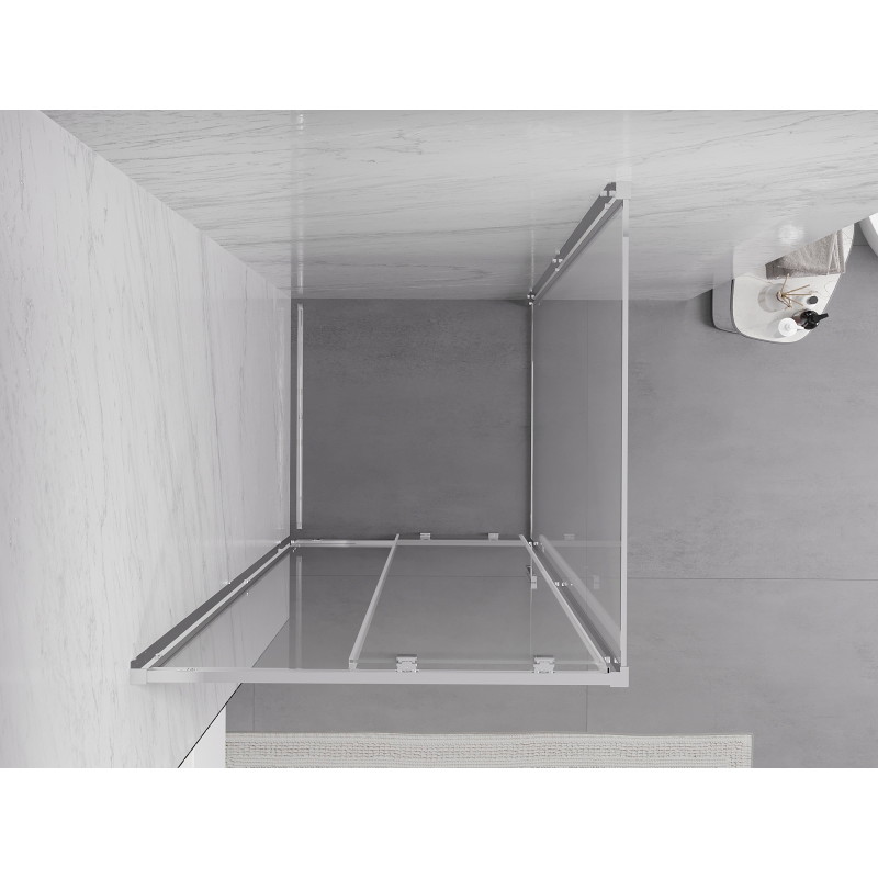 Mexen Exo-S Schiebeduschkabine 90 x 90 cm, transparent, Chrom - 8151-090-090-01-00