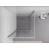 Mexen Exo Duschkabine Schiebetür 90 x 90 cm, transparent, chrom - 8151-090-090-01-00