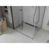 Mexen Lima faltbare Duschkabine 100 x 120 cm, transparent, schwarz - 856-100-120-70-00