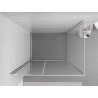 Mexen Exo Duschkabine schwenkbar 145 x 75 cm, transparent, Chrom - 819-145-075-01-00
