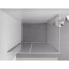 Mexen Exo Duschkabine schwenkbar 145 x 80 cm, transparent, Chrom - 819-145-080-01-00