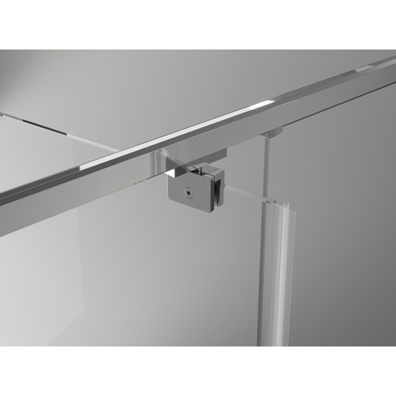 Mexen Exo Duschkabine schwingtür 145 x 85 cm, transparent, chrom - 819-145-085-01-00