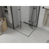 Mexen Lima Duo faltbare Duschkabine 100 x 100 cm, transparent, schwarz - 856-100-100-70-00-02