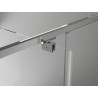 Mexen Exo Duschkabine mit Drehtür 110 x 90 cm, transparent, Chrom - 819-110-090-01-00