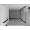 Mexen Exo Duschkabine, schwenkbar, 105 x 75 cm, transparent, schwarz - 819-105-075-70-00