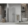 Mexen Lima faltbare Duschkabine 80 x 80 cm, transparent, Chrom - 856-080-080-01-00