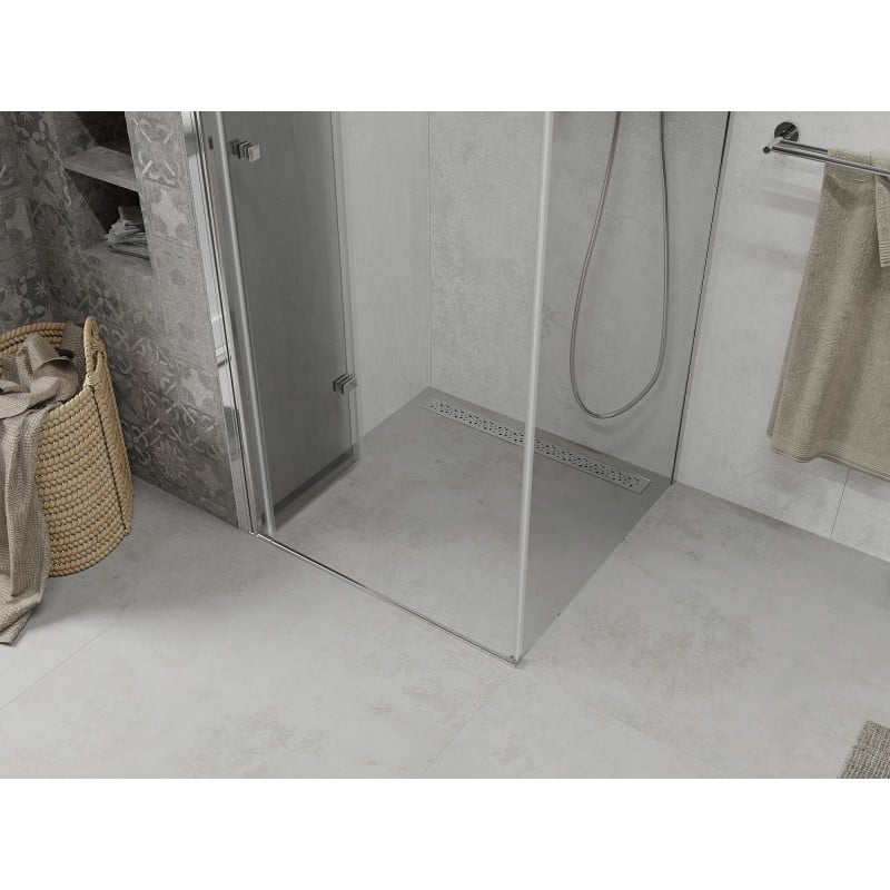 Mexen Lima faltbare Duschkabine 90 x 90 cm, transparent, Chrom - 856-090-090-01-00