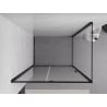 Mexen Exo Duschkabine schwenkbar 105 x 90 cm, transparent, schwarz - 819-105-090-70-00