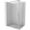 Mexen Exo Duschkabine Schiebetür 130 x 100 cm, transparent, chrom - 8151-130-100-01-00