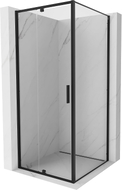 Mexen Exo Duschkabine schwenkbar 95 x 95 cm, transparent, schwarz - 819-095-095-70-00