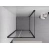 Mexen Exo Duschkabine schwenkbar 95 x 95 cm, transparent, schwarz - 819-095-095-70-00