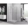 Mexen Exo quadratisches Duschkabine 70 x 70 cm, transparent, Chrom - 8110-070-070-01-00