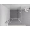 Mexen Exo quadratisches Duschkabine 70 x 70 cm, transparent, Chrom - 8110-070-070-01-00