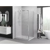 Mexen Exo Duschkabine, schiebbar 160 x 80 cm, transparent, Chrom - 8151-160-080-01-00