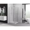 Mexen Exo Duschkabine schwenkbar 75 x 75 cm, transparent, Chrom - 8181-075-075-01-00