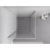 Mexen Exo-BR Pendeltür-Duschkabine 75 x 75 cm, transparent, Chrom - 8181-075-075-01-00