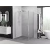 Mexen Exo Duschkabine mit Schwenktür 70 x 80 cm, transparent, Chrom - 8181-070-080-01-00