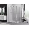 Mexen Exo Duschtür 70 x 85 cm, transparent, Chrom - 8181-070-085-01-00