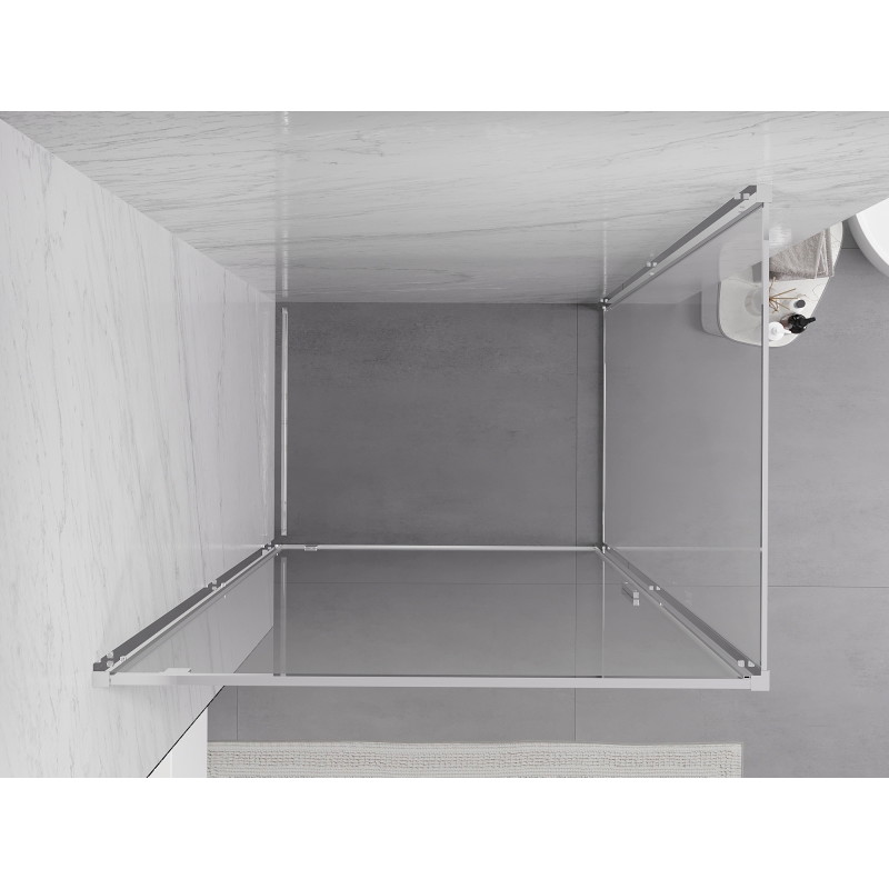Mexen Exo Duschkabine schwenkbar 95 x 85 cm, transparent, Chrom - 8181-095-085-01-00