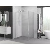 Mexen Exo Duschkabine schwenkbar 90 x 100 cm, transparent, Chrom - 8181-090-100-01-00