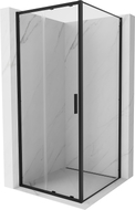Mexen Exo Duschkabine Schiebetür 100 x 100 cm, transparent, schwarz - 8151-100-100-70-00