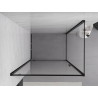 Mexen Exo Duschkabine schwenkbar 100 x 75 cm, transparent, schwarz - 8181-100-075-70-00