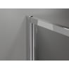 Mexen Exo Duschkabine Drehflügeltür 90 x 100 cm, transparent, Chrom - 814-090-100-01-00