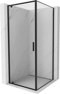 Mexen Exo Duschkabine mit Schwenktür 85 x 85 cm, transparent, schwarz - 8181-085-085-70-00