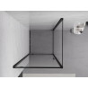 Mexen Exo Duschkabine mit Schwenktür 85 x 85 cm, transparent, schwarz - 8181-085-085-70-00