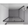 Mexen Exo Duschkabine verschiebbar 155 x 70 cm, transparent, schwarz - 8151-155-070-70-00