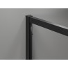 Mexen Exo Duschkabine zum Schieben 150 x 75 cm, transparent, schwarz - 8151-150-075-70-00